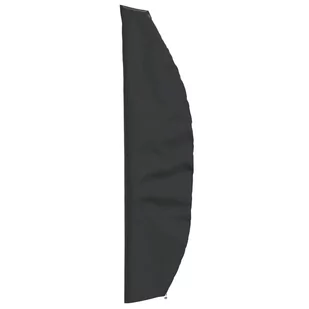 vidaXL Pokrowiec na parasol ogrodowy, czarny, 280x30/81/45 cm, 420D - Poduszki ogrodowe - miniaturka - grafika 1