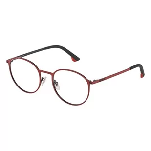 Police VK554 IDOL JR 4 Kids 08U6 nowe okulary dla dzieci, Czarny matowy z błyszczącą czerwoną częścią, 48 - Akcesoria i dodatki do ubrań dla dzieci - miniaturka - grafika 1