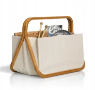 Pasmanteria - torba na przybory dziewiarskie/ krawieckie PRYM 612563 tkanina bambus - miniaturka - grafika 1