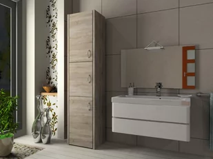 Słupek łazienkowy Adaś 3D Sonoma 30 cm - Szafki łazienkowe - miniaturka - grafika 2