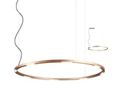 Lampy sufitowe - Redo 01-2209 - LED Żyrandol na lince UNION LED/68W/230V 3000K śr. 120 cm złoty - miniaturka - grafika 1