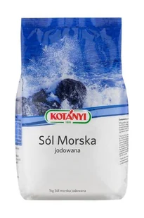 Kotanyi Sól morska jodowana 1 kg - Zdrowa żywność - miniaturka - grafika 1