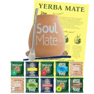 Yerba Mate - Zestaw Yerba Soul Mate 500g Tykwa Bombilla 10x50g - miniaturka - grafika 1