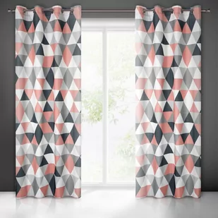 Zasłona Gotowa Adina Przelotka 140 x 250 C.Róż - Zasłony - miniaturka - grafika 1