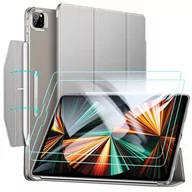 Etui do tabletów - ESR Etui do tabletu Etui Ascend Trifold Apple iPad Pro 12.9 2021 Grey + Szkło hartowane ESR311GRY - miniaturka - grafika 1