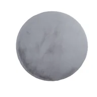 Dywany - Dywan sztuczna skóra królika Bianca szary okrągły śr. 100 cm Inspire - miniaturka - grafika 1