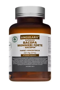 SINGULARIS Singularis Bacopa Monnieri Forte x 60 kaps - Układ nerwowy - miniaturka - grafika 1