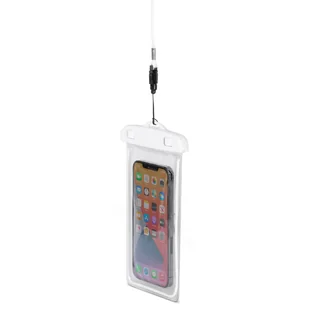 Wodoodporne etui ze smyczą do telefonu PVC - białe - Etui i futerały do telefonów - miniaturka - grafika 1