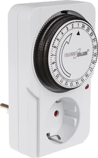 GreenBlue Włącznik czasowy - timer mechaniczny GreenBlue, 48 programów, max. obciążenie 16A, IP20, GB360 F - Programatory czasowe - miniaturka - grafika 1