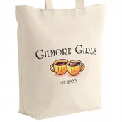 Torby i wózki na zakupy - Torba bawełniana z dnem na zakupy Gilmore Girls Dla Fanów Serialu Prezent - miniaturka - grafika 1