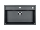 Zlewozmywaki - ALVEUS Atrox 40 zlewozmywak granitowy czarny - miniaturka - grafika 1