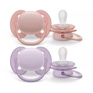 AVENT Ultra Soft Miękki smoczek uspokajający ortodontyczny 0-6m SCF091/31, 2szt. - Smoczki uspokajające - miniaturka - grafika 1