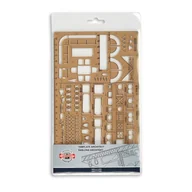 Przybory szkolne - Koh-i-noor Szablon dla architektów 749210 KOH-I-NOOR sz 0114021 - miniaturka - grafika 1
