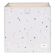 Łamigłówki - 3 Sprouts Pudełko na Zabawki Recycled Terrazzo Light Gray - miniaturka - grafika 1
