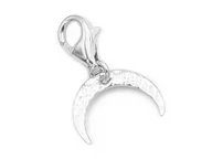 Wisiorki - Srebrny charms księżyc - miniaturka - grafika 1