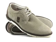 Półbuty męskie - Skórzane półbuty męskie Vanelli 181 JOSEPH, szare - miniaturka - grafika 1