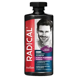 Radical RADICAL MEN Wzmacniający szampon przeciw wypadaniu włosów 400ml RAL0045 - Szampony do włosów - miniaturka - grafika 1