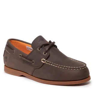 Półbuty damskie - Timberland Półbuty Cedar Bay Boat Shoe TB0A29YG931 Dk Brown Full Grain - grafika 1