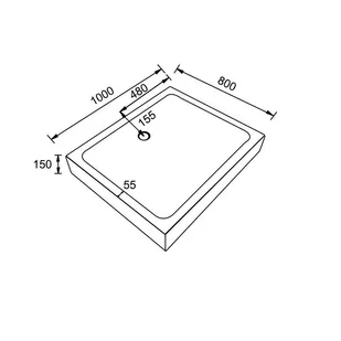 Zestaw Kabina Prysznicowa Chrom 100X80 uchylna + brodzik 96880178 - Kabiny prysznicowe Zestaw Kabina Prysznicowa Chrom 100X80 uchylna + brodzik 96880178 - Kabiny prysznicowe - miniaturka - grafika 3