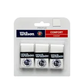 Tenis ziemny - Górna owijka Wilson  Roland Garros 2024 Overgrips White/Blue - miniaturka - grafika 1