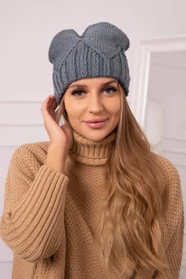 Czapka damska Kesi Liliana ciemnoszara uniwersalna - Czapki damskie - miniaturka - grafika 1