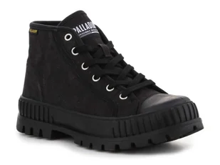 Buty lifestylowe Palladium Pallashock Mid OG Black/Black 76681-008-M - Trampki damskie - miniaturka - grafika 1