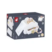 Zabawki kreatywne - Szkatułka na biżuterię z lusterkiem, naszyjnikiem i bransoletką Jednorożce 3+ Janod - miniaturka - grafika 1