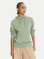 Bluzy damskie - Roxy Bluza ERJFT04996 Zielony Regular Fit - miniaturka - grafika 1