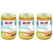 Dania dla dzieci - Hipp Młode jarzynki z ryżem i cielęciną po 7. miesiącu zestaw 3 x 220 g Bio - miniaturka - grafika 1