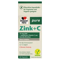 Witaminy i minerały - Doppelherz® pure Cynk z witaminą C, 60 kapsułek - miniaturka - grafika 1