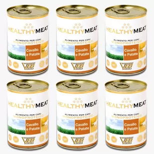 Healthy Meat Konina z Ziemniakami 6x400g dla psa - Mokra karma dla psów - miniaturka - grafika 1