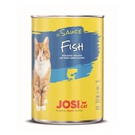 Mokra karma dla kotów - JosiCat JOSE Fish in Sauce 12x415g - miniaturka - grafika 1