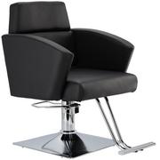 Fotele fryzjerskie - Fotel fryzjerski Lily hydrauliczny obrotowy podnóżek do salonu fryzjerskiego krzesło fryzjerskie - miniaturka - grafika 1