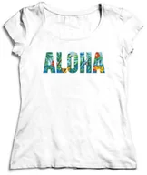 Gadżety dla niej i dla niego - Koszulka damska - ALOHA - Lato Wakacje - miniaturka - grafika 1