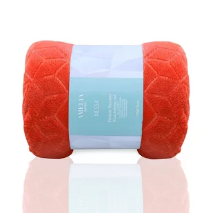 AmeliaHome AmeliaHome - Koc Nessa - Czerwony 170x210 cm - Koce - miniaturka - grafika 1