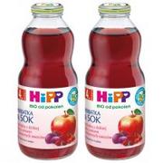 Soki i herbatki dla dzieci - Hipp Herbatka z dzikiej róży z sokiem z czerwonych owoców po 4. miesiącu zestaw 2 x 500 ml Bio - miniaturka - grafika 1