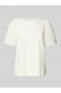 Koszulki i topy damskie - T-shirt z haftem angielskim model CELIANA - Vila - miniaturka - grafika 1