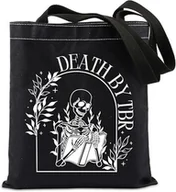 Torby sportowe - Torba płócienna czarna Death by TBR - miniaturka - grafika 1