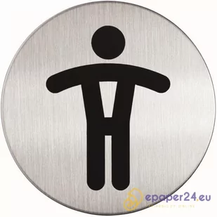 TABLICZKA "WC MĘSKIE" - Systemy ekspozycyjne i znaki informacyjne - miniaturka - grafika 1