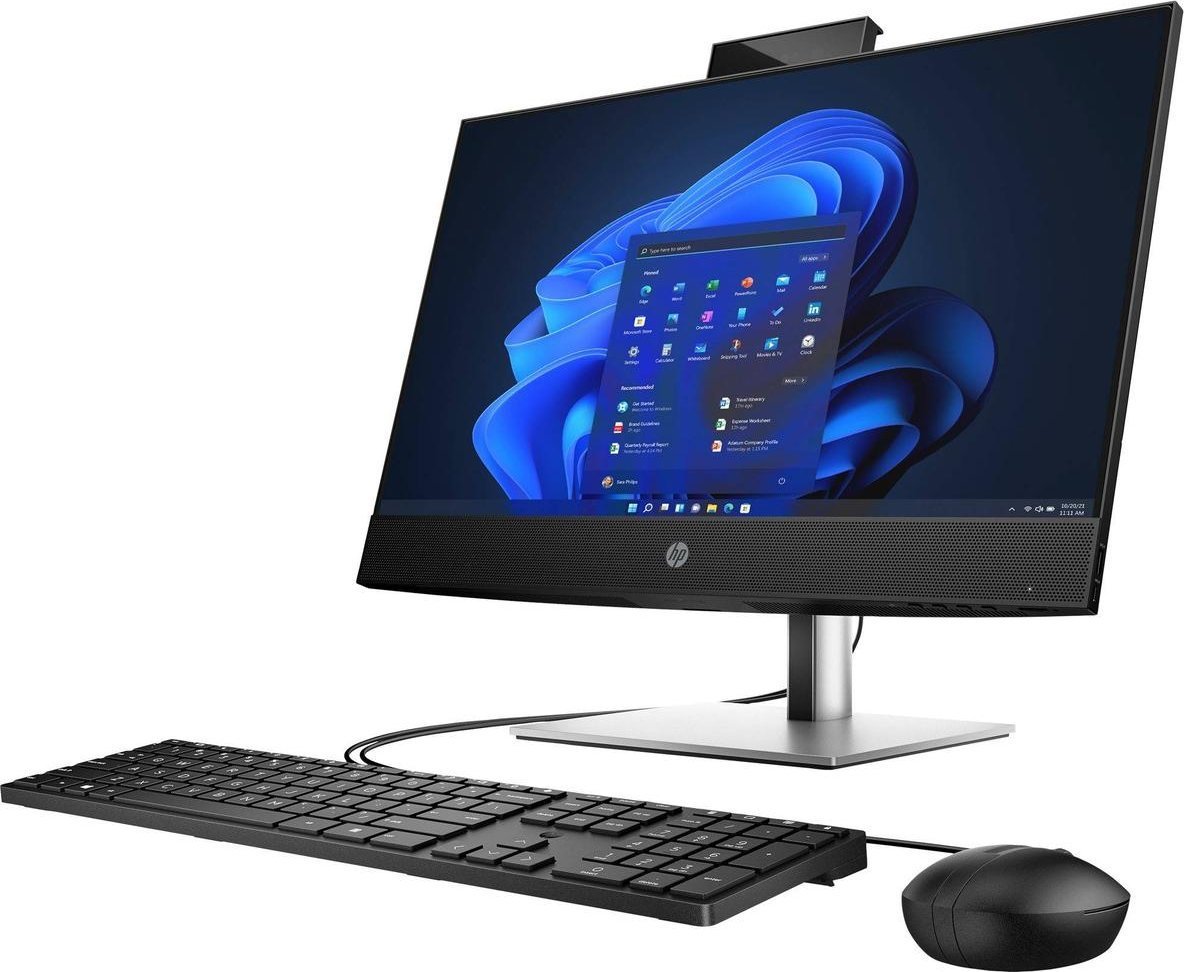 Komputer HP HP ProOne 440 G9 - Wolf Pro Security - All-in-One Komplettlosung - Core i7 i7-14700T / 1.3 GHz - RAM 16 GB - SSD 512 GB - NVMe - UHD Graphics 770 - 1GbE, Wi-Fi 6E, Bluetooth Dual-Mode - WLAN: 802.11a/b/g/n/ac/ax Wi-Fi 6E, Bluetooth 5.3 WLA