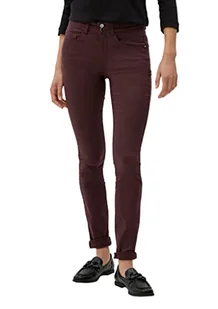 s.Oliver BLACK LABEL Spodnie damskie 2122945, fioletowe, 42/32 - Spodnie damskie - miniaturka - grafika 1