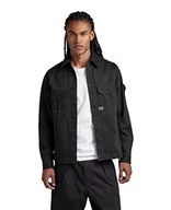 Koszule męskie - G-STAR RAW Męska koszula z 2 kieszeniami, czarna (dk Black C900-6484), L, Czarny (Dk Black C900-6484), L - miniaturka - grafika 1