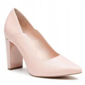 Czółenka - R����owe cz����enka CAPRICE 9-22406-26 Rose Perlato sk��ra s��upek r.38,5 - miniaturka - grafika 1