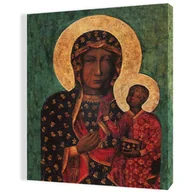 Ikony i obrazy sakralne - Obraz religijny na płótnie Matka Boża Częstochowska - miniaturka - grafika 1