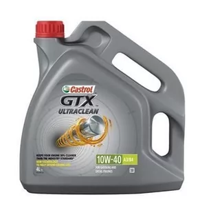 Castrol GTX ULTRACLEAN 10W40 4L - Oleje silnikowe - miniaturka - grafika 1