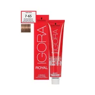 Farby do włosów i szampony koloryzujące - Schwarzkopf Professional Professional, Igora Royal, farba do włosów 7-65, 60 ml - miniaturka - grafika 1