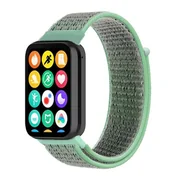 Akcesoria do smartwatchy - opaska pasek bransoleta NYLON Xiaomi Mi Band 8 PRO / Redmi Watch 4 miętowa - miniaturka - grafika 1