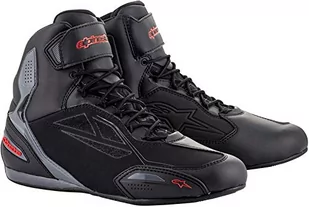 Buty motocyklowe Alpinestars Faster-3 Drystar Shoes Black Gray Red, Czarny/Szary/Czerwony, 38 - Buty motocyklowe - miniaturka - grafika 1