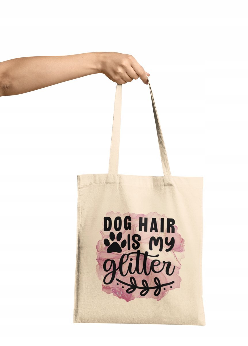 Torba Shopper Materiałowa Na Ramię Prezent Dla Fanki Piesków Pies Pupil Dog