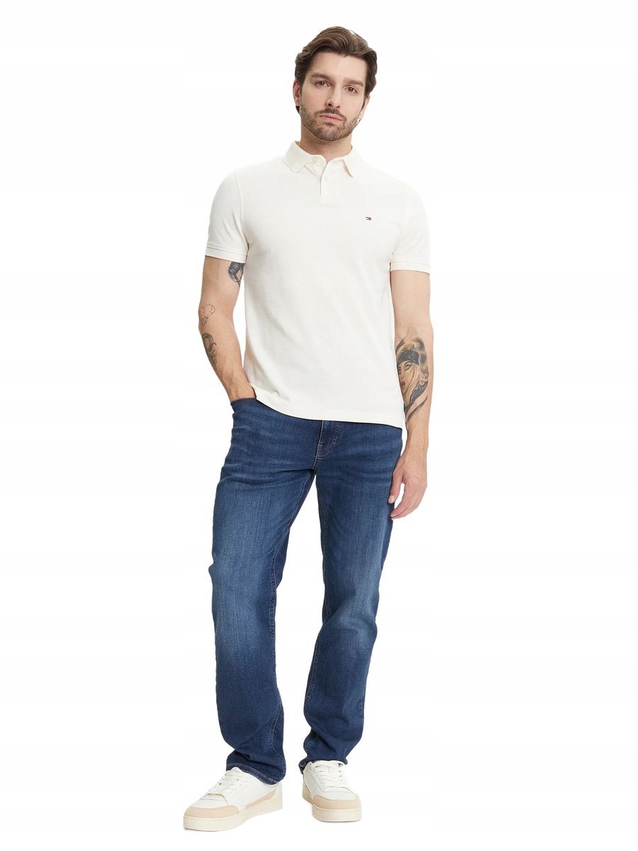 TOMMY JEANS JEANSY MĘSKIE GRANATOWE DŁUGIE 33/34 1JPA